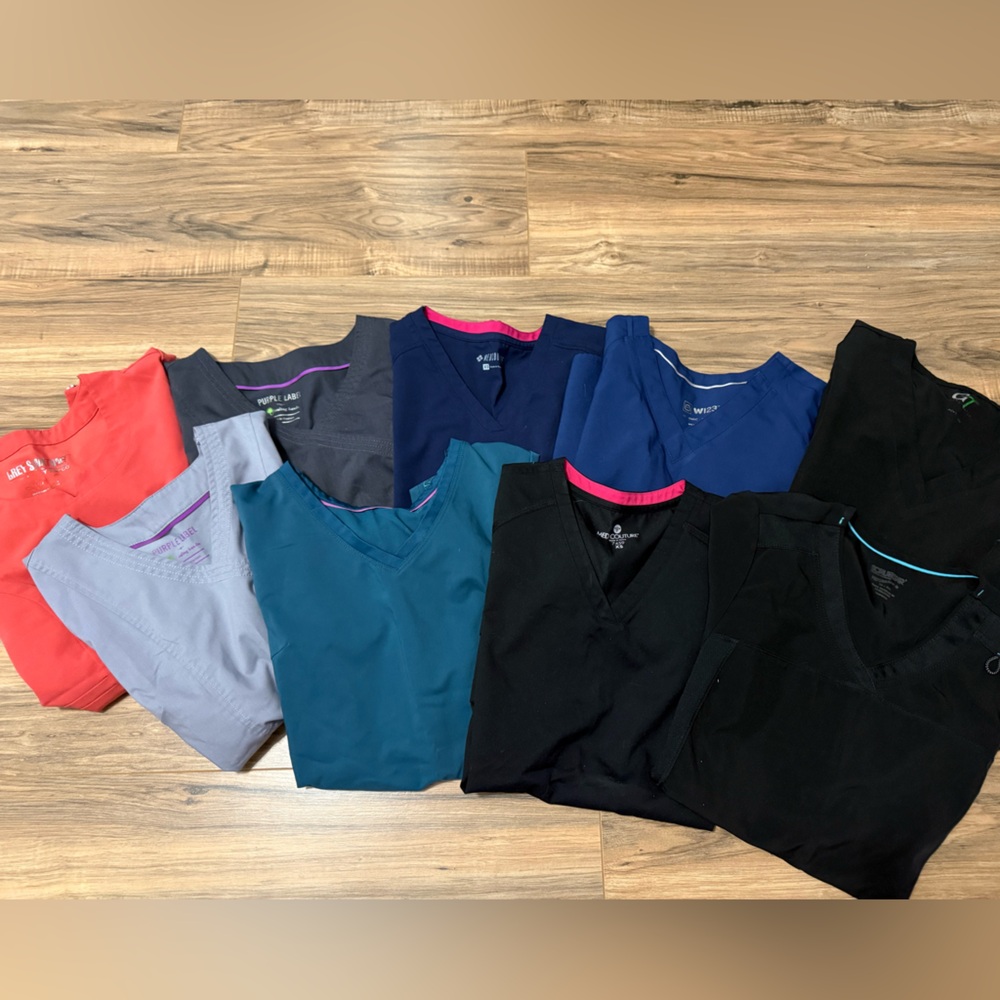 ASSORTED SCRUB TOPS-9